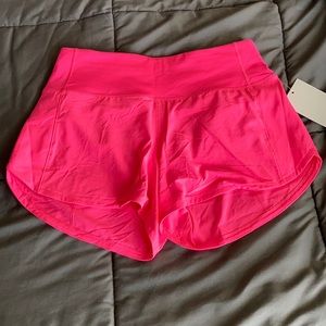 Pink Highlight Lululemon Speed Up Shorts